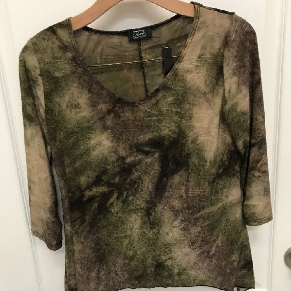 Shannon Ford New York 3/4 Sleeve Blouse